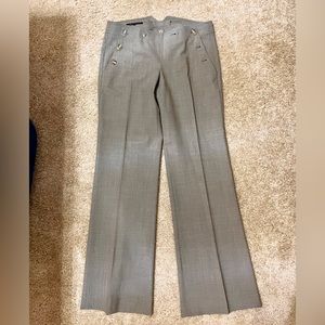 Theory vintage button detail trousers